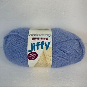 ❤️ Lion Brand Jiffy Yarn - Soft Blue Made in USA 🇺🇸